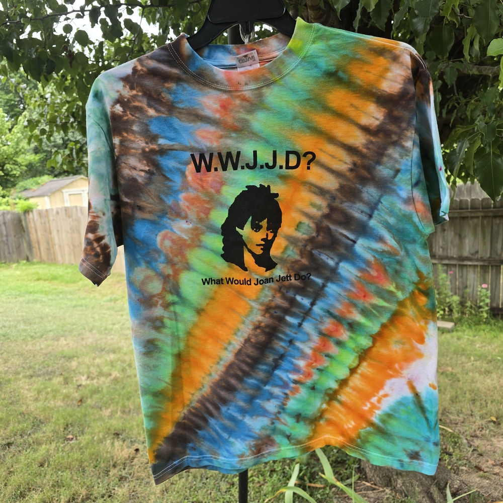 Anvil Multicolor Joan Jett Unisex Tie-Dye T-Shirt
